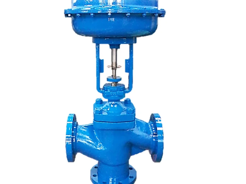 válvula de controle de vazão